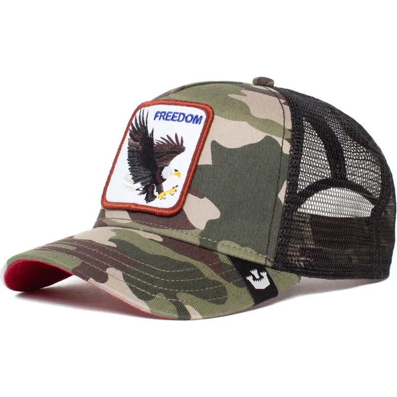 lippikset-kaareva-rekka-maastokuvio-snapback-freedom-the-farm-goorin-bros