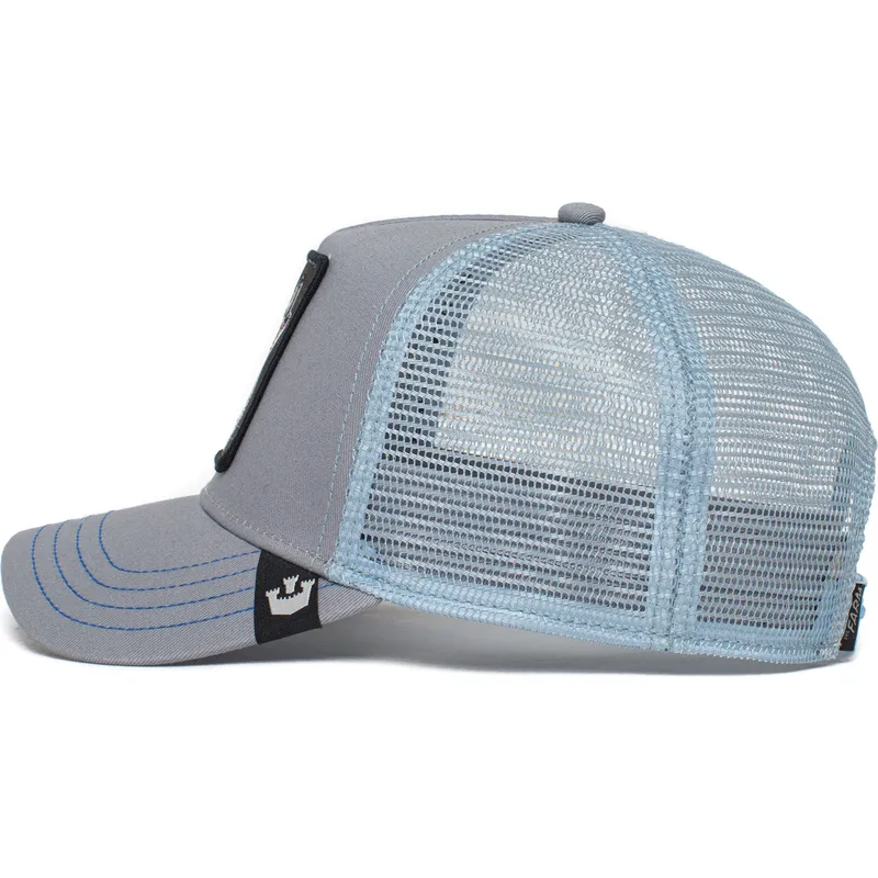 lippikset-kaareva-rekka-harmaa-snapback-wolf-the-farm-goorin-bros