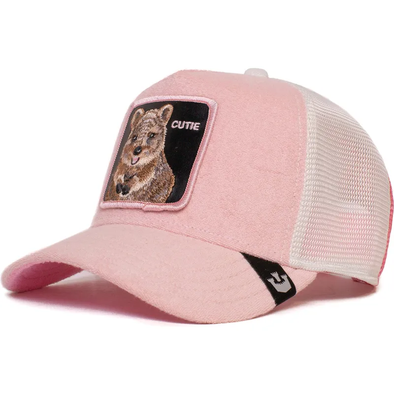 lippikset-kaareva-rekka-vaaleanpunainen-snapback-cutie-smile-more-the-farm-goorin-bros lippikset-kaareva-rekka-vaaleanpunainen-snapback-cutie-smile-more-the-farm-goorin-bros