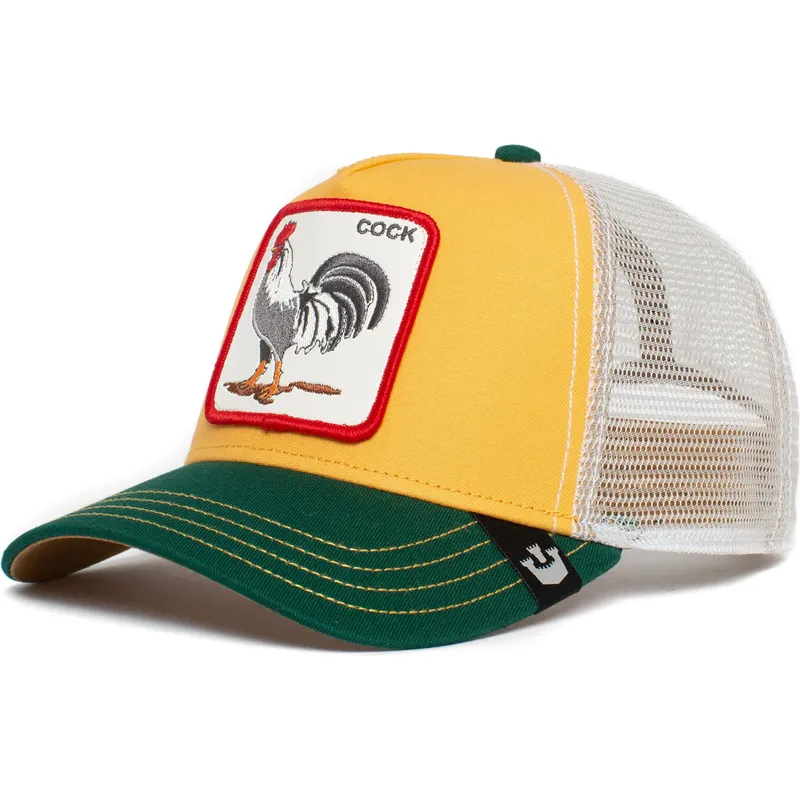lippikset-kaareva-rekka-keltainen-snapback-the-cock-the-farm-goorin-bros