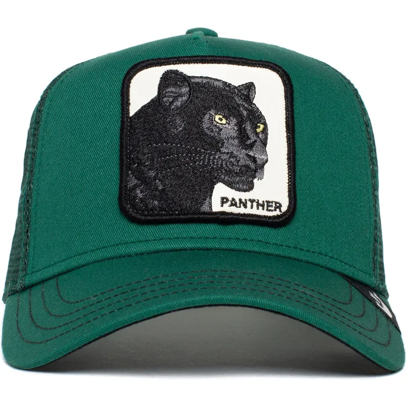 lippikset-kaareva-rekka-vihrea-snapback-the-panther-the-farm-goorin-bros