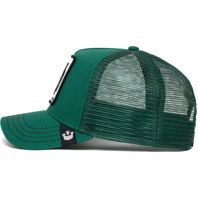 lippikset-kaareva-rekka-vihrea-snapback-the-panther-the-farm-goorin-bros