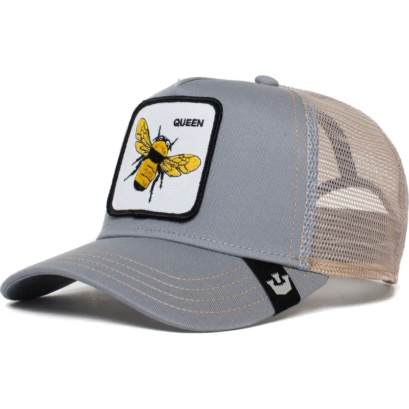 lippikset-kaareva-rekka-harmaa-snapback-the-queen-bee-the-farm-goorin-bros