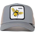 lippikset-kaareva-rekka-harmaa-snapback-the-queen-bee-the-farm-goorin-bros
