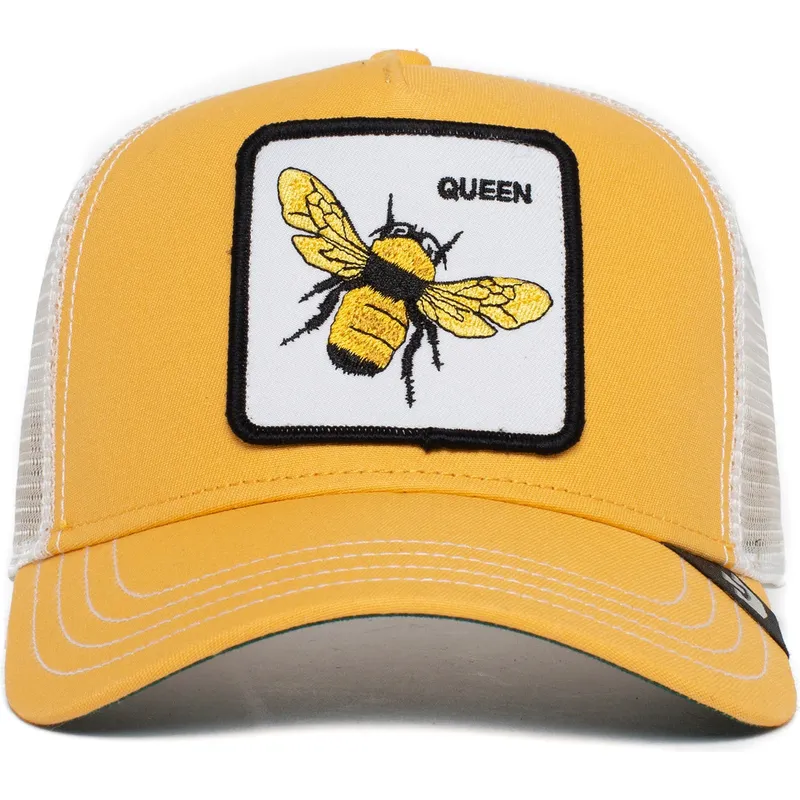 lippikset-kaareva-rekka-keltainen-snapback-the-queen-bee-the-farm-goorin-bros
