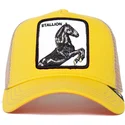 lippikset-kaareva-rekka-keltainen-snapback-the-stallion-the-farm-goorin-bros