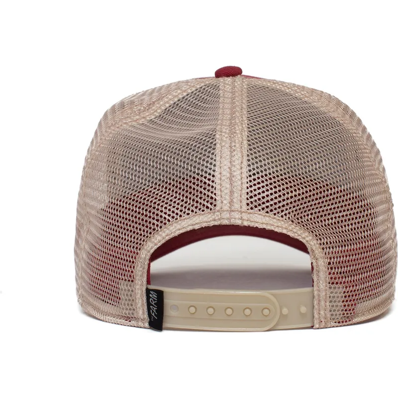 lippikset-kaareva-rekka-punainen-snapback-the-bull-the-farm-goorin-bros