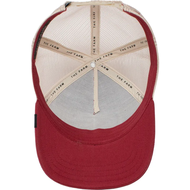 lippikset-kaareva-rekka-punainen-snapback-the-bull-the-farm-goorin-bros