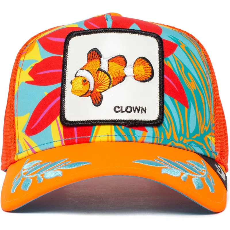 lippikset-kaareva-rekka-oranssi-snapback-clown-public-anemone-the-farm-goorin-bros