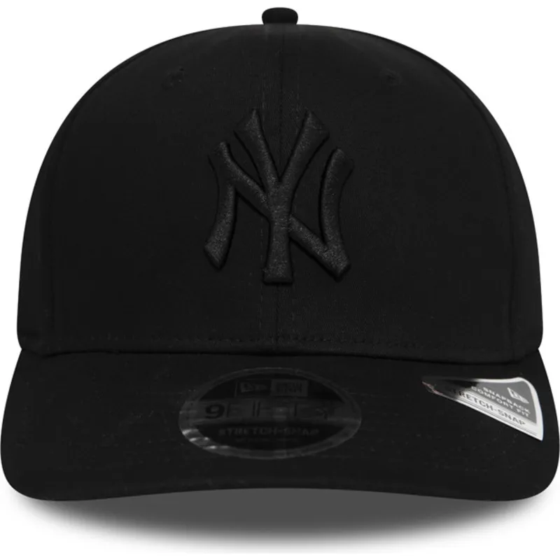 lippikset-kaareva-musta-snapback-9fifty-tonal-stretch-snap-new-york-yankees-mlb-new-era