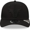 cap-kaareva-black-snapback-9fifty-tonal-stretch-snap-chicago-bulls-nba-new-era