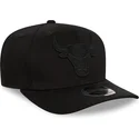 cap-kaareva-black-snapback-9fifty-tonal-stretch-snap-chicago-bulls-nba-new-era