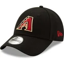 lippikset-kaareva-musta-saadettava-nauha-9forty-the-league-arizona-diamondbacks-mlb-new-era