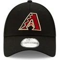lippikset-kaareva-musta-saadettava-nauha-9forty-the-league-arizona-diamondbacks-mlb-new-era