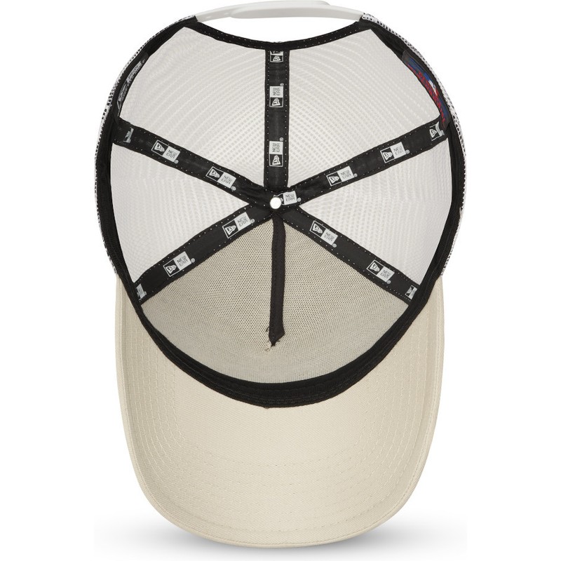 new-era-9forty-a-frame-new-york-yankees-mlb-beige-and-white-trucker-hat