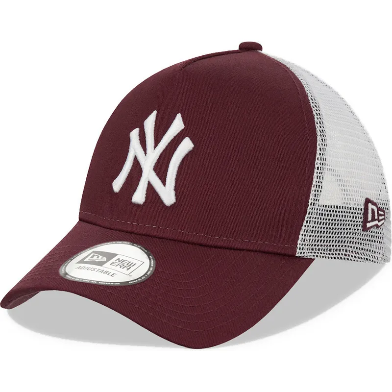 lippikset-kaareva-rekka-punainen-snapback-9forty-a-frame-new-york-yankees-mlb-new-era