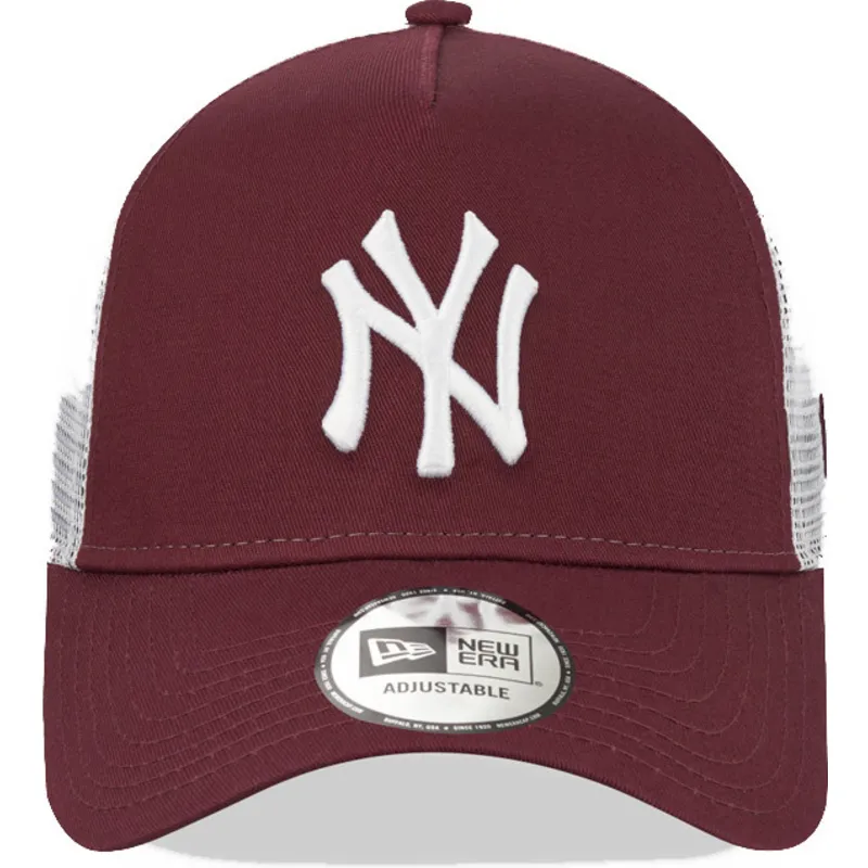lippikset-kaareva-rekka-punainen-snapback-9forty-a-frame-new-york-yankees-mlb-new-era