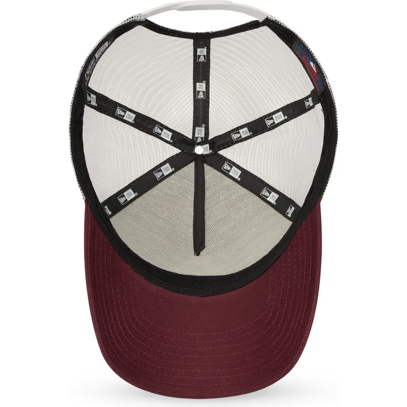 lippikset-kaareva-rekka-punainen-snapback-9forty-a-frame-new-york-yankees-mlb-new-era