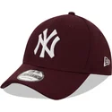 lippikset-kaareva-punainen-saadettava-nauha-9forty-diamond-era-new-york-yankees-mlb-new-era