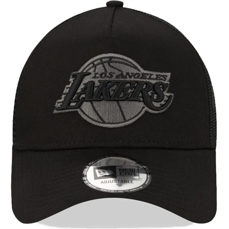 cap-kaareva-black-snapback-9forty-a-frame-tonal-los-angeles-lakers-nba-new-era