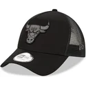 lippikset-kaareva-rekka-musta-snapback-9forty-a-frame-tonal-chicago-bulls-nba-new-era
