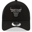 lippikset-kaareva-rekka-musta-snapback-9forty-a-frame-tonal-chicago-bulls-nba-new-era