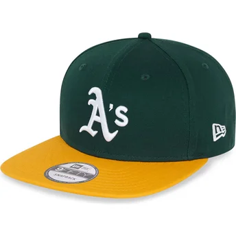 Lippikset litteä vihreä snapback 9FIFTY Essential Oakland Athletics MLB New Era