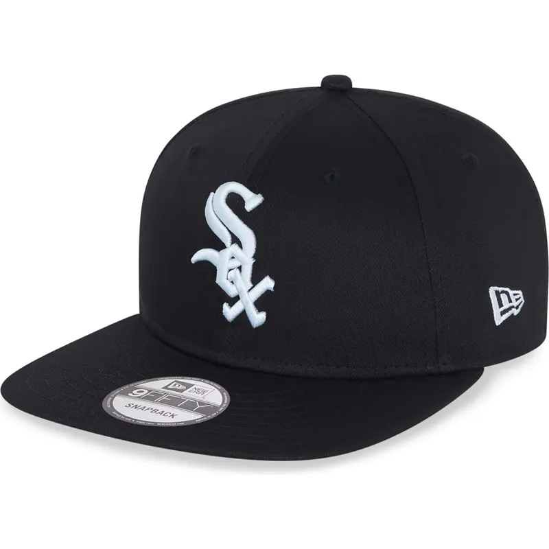 cap-littea-black-snapback-9fifty-essential-chicago-white-sox-mlb-new-era cap-littea-black-snapback-9fifty-essential-chicago-white-sox-mlb-new-era