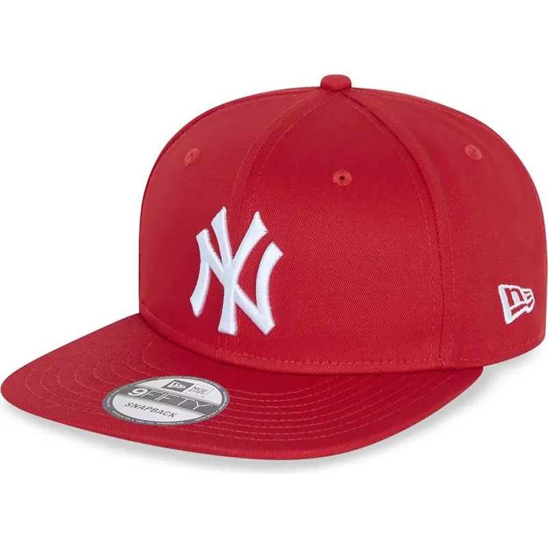 lippikset-littea-punainen-snapback-9fifty-essential-new-york-yankees-mlb-new-era