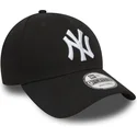 lippikset-kaareva-musta-saadettava-nauha-9forty-essential-new-york-yankees-mlb-new-era