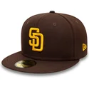 cap-littea-brown-ajustada-59fifty-authentic-on-field-san-diego-padres-mlb-new-era