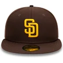 cap-littea-brown-ajustada-59fifty-authentic-on-field-san-diego-padres-mlb-new-era