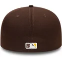 cap-littea-brown-ajustada-59fifty-authentic-on-field-san-diego-padres-mlb-new-era