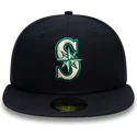 lippikset-littea-laivastonsininen-istuva-59fifty-authentic-on-field-seattle-mariners-mlb-new-era