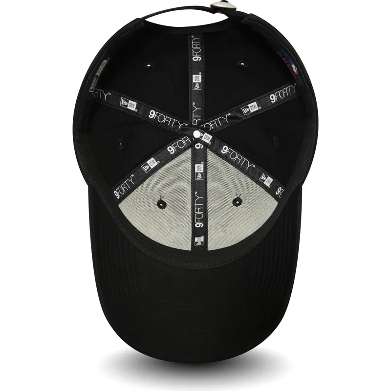cap-kaareva-black-adjustable-strap-9forty-essential-new-york-yankees-mlb-new-era cap-kaareva-black-adjustable-strap-9forty-essential-new-york-yankees-mlb-new-era