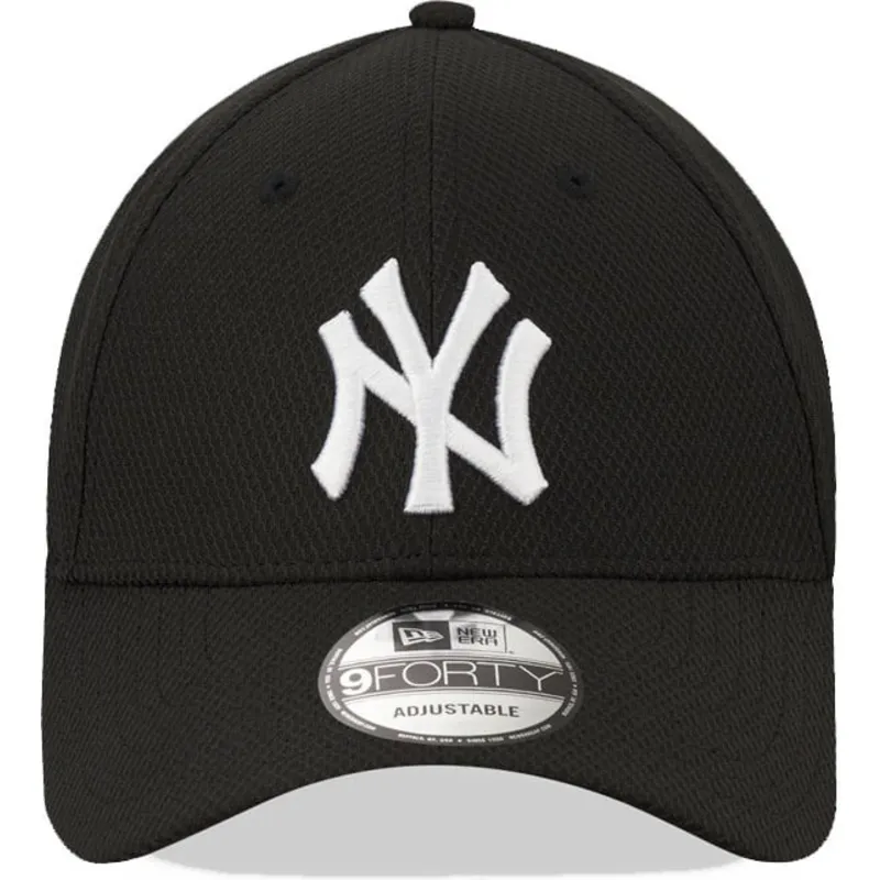 cap-kaareva-black-adjustable-strap-9forty-diamond-era-new-york-yankees-mlb-new-era cap-kaareva-black-adjustable-strap-9forty-diamond-era-new-york-yankees-mlb-new-era