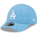 cap-kaareva-blue-adjustable-strap-lapsille-claro-pequeno-9forty-league-essential-los-angeles-dodgers-mlb-new-era