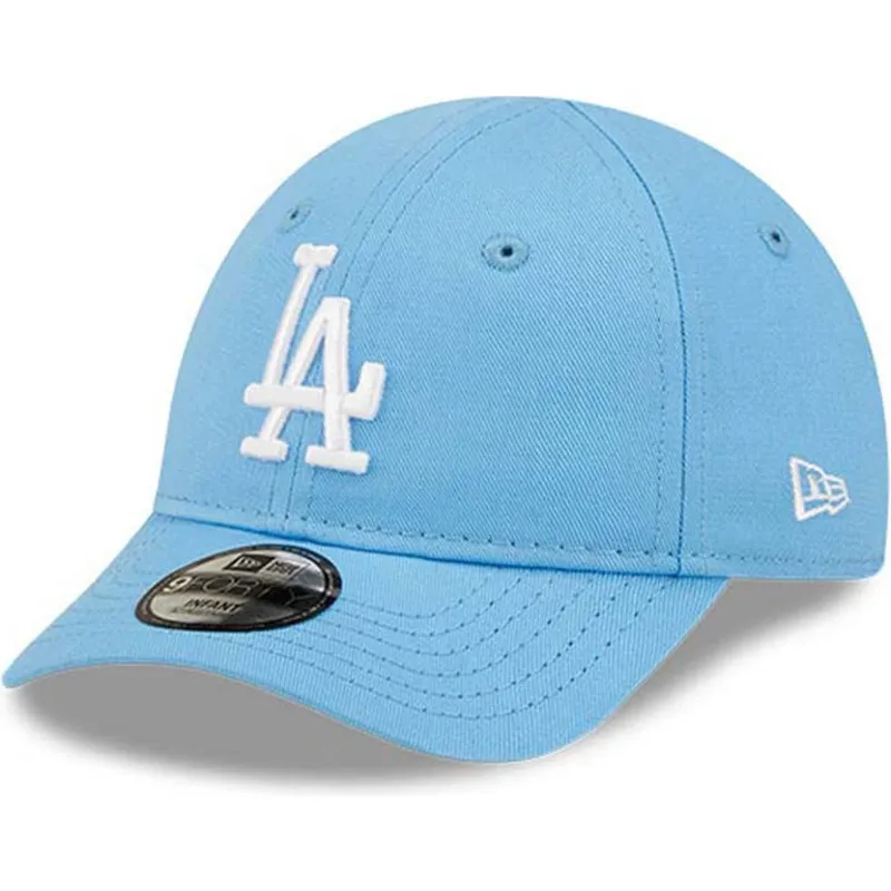 cap-kaareva-blue-adjustable-strap-lapsille-claro-pequeno-9forty-league-essential-los-angeles-dodgers-mlb-new-era