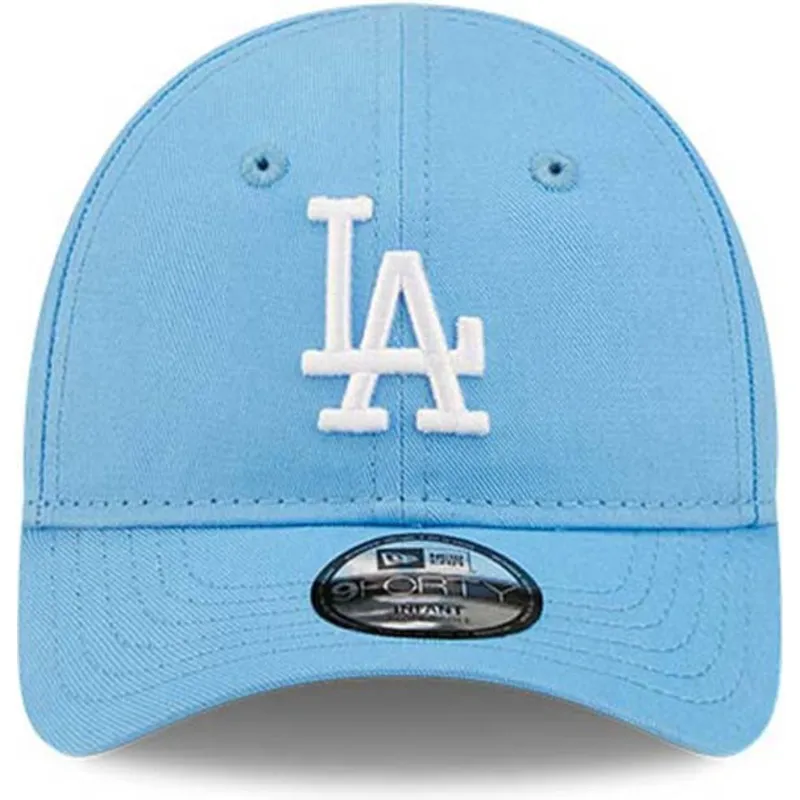 cap-kaareva-blue-adjustable-strap-lapsille-claro-pequeno-9forty-league-essential-los-angeles-dodgers-mlb-new-era