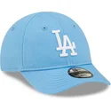 cap-kaareva-blue-adjustable-strap-lapsille-claro-pequeno-9forty-league-essential-los-angeles-dodgers-mlb-new-era