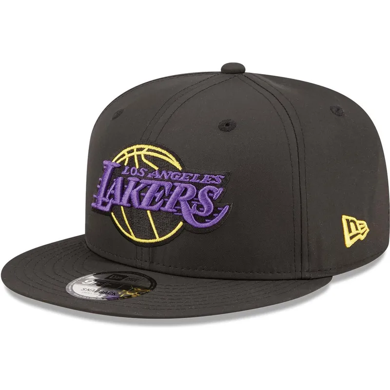 lippikset-littea-musta-snapback-9fifty-neon-pack-los-angeles-lakers-nba-new-era