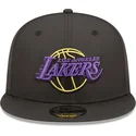 lippikset-littea-musta-snapback-9fifty-neon-pack-los-angeles-lakers-nba-new-era