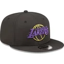 lippikset-littea-musta-snapback-9fifty-neon-pack-los-angeles-lakers-nba-new-era