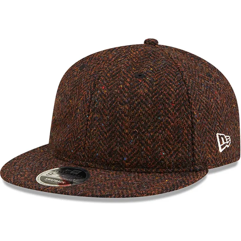 lippikset-littea-ruskea-saadettava-nauha-9fifty-tweed-new-era