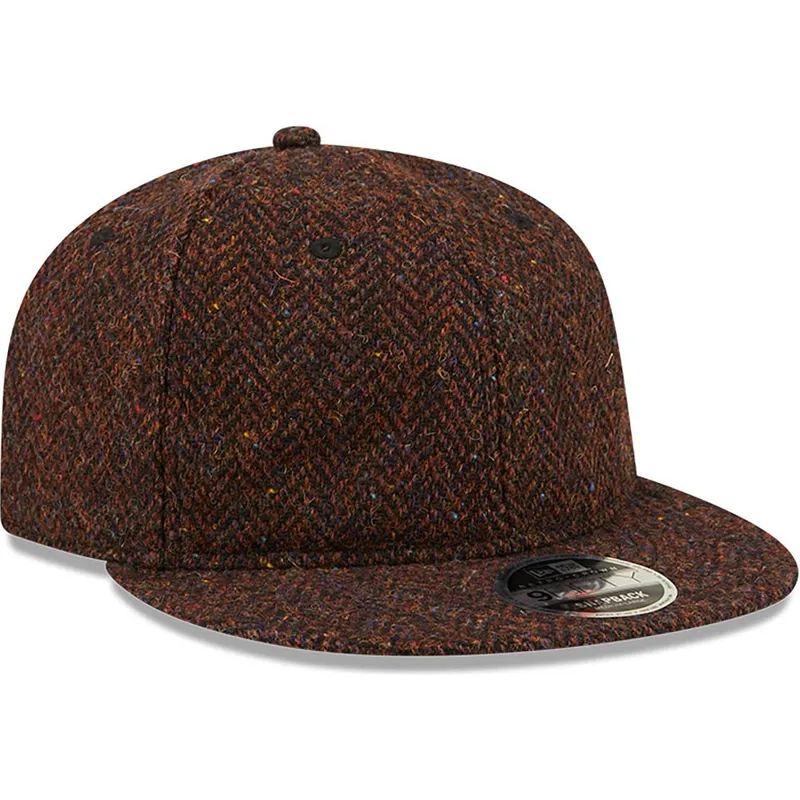lippikset-littea-ruskea-saadettava-nauha-9fifty-tweed-new-era