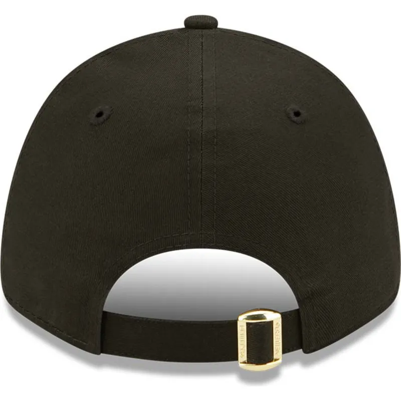 cap-kaareva-black-adjustable-strap-dorado-9forty-metallic-chicago-bulls-nba-new-era cap-kaareva-black-adjustable-strap-dorado-9forty-metallic-chicago-bulls-nba-new-era