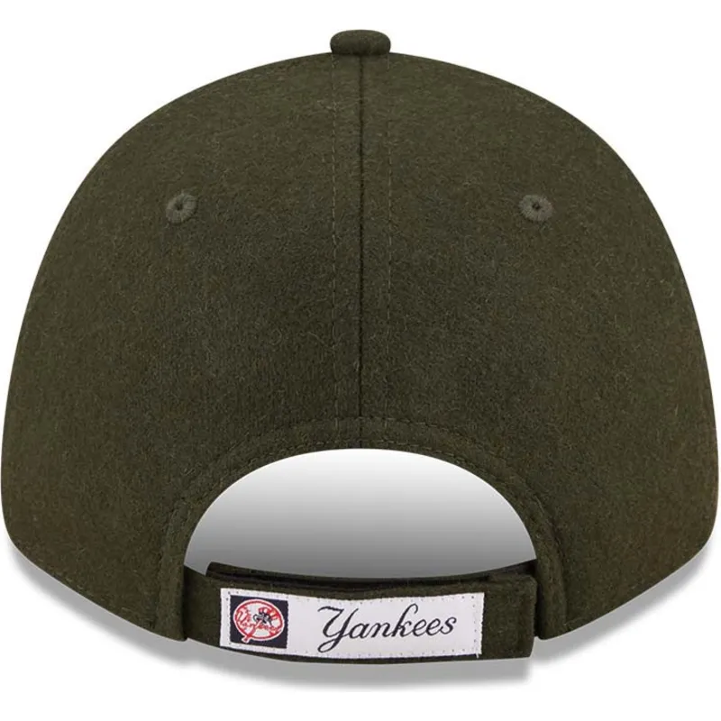 cap-kaareva-green-adjustable-strap-9forty-the-league-melton-new-york-yankees-mlb-new-era cap-kaareva-green-adjustable-strap-9forty-the-league-melton-new-york-yankees-mlb-new-era