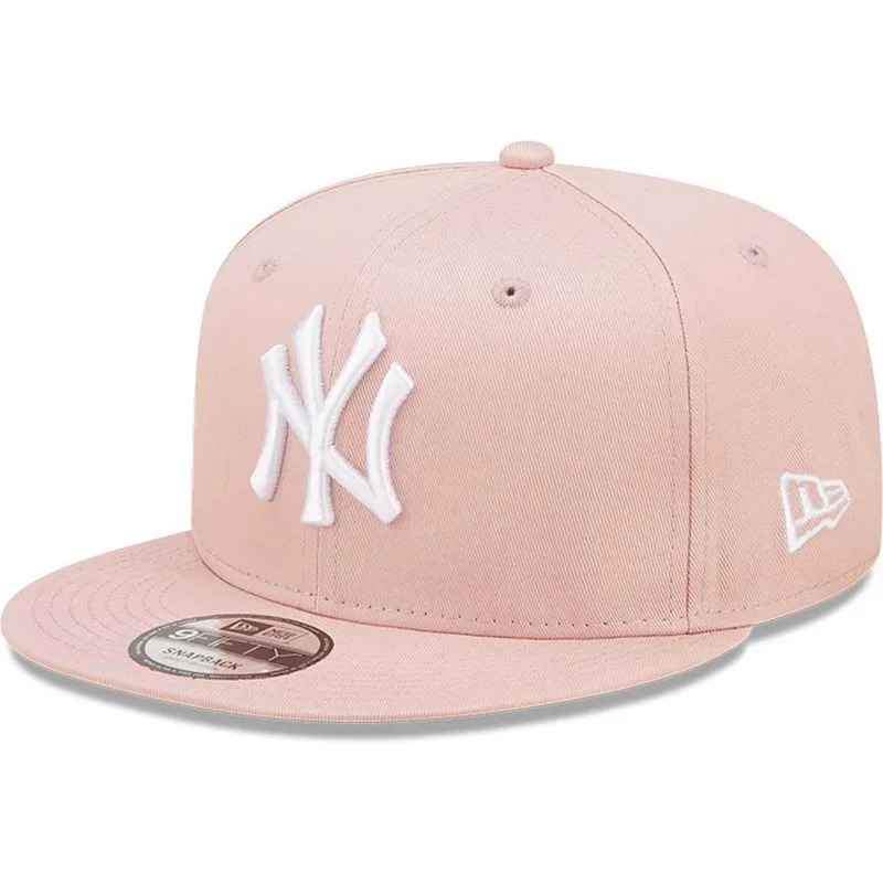 lippikset-littea-vaaleanpunainen-snapback-9fifty-league-essential-new-york-yankees-mlb-new-era