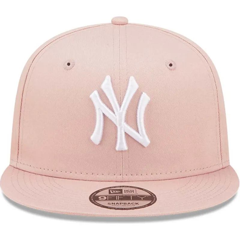 lippikset-littea-vaaleanpunainen-snapback-9fifty-league-essential-new-york-yankees-mlb-new-era