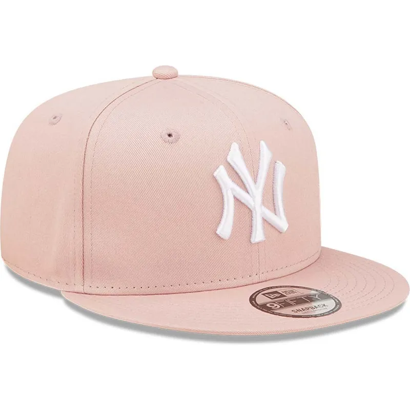 lippikset-littea-vaaleanpunainen-snapback-9fifty-league-essential-new-york-yankees-mlb-new-era